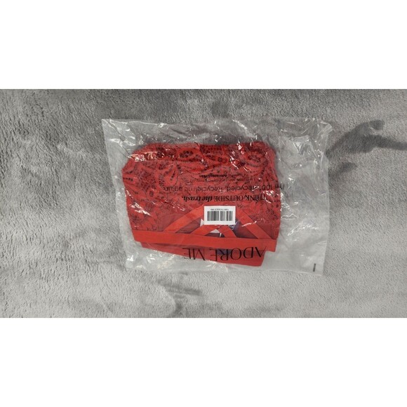 Adore Me Medium Molten Lava Red Diara Hipster Panty NWT - Picture 6 of 8